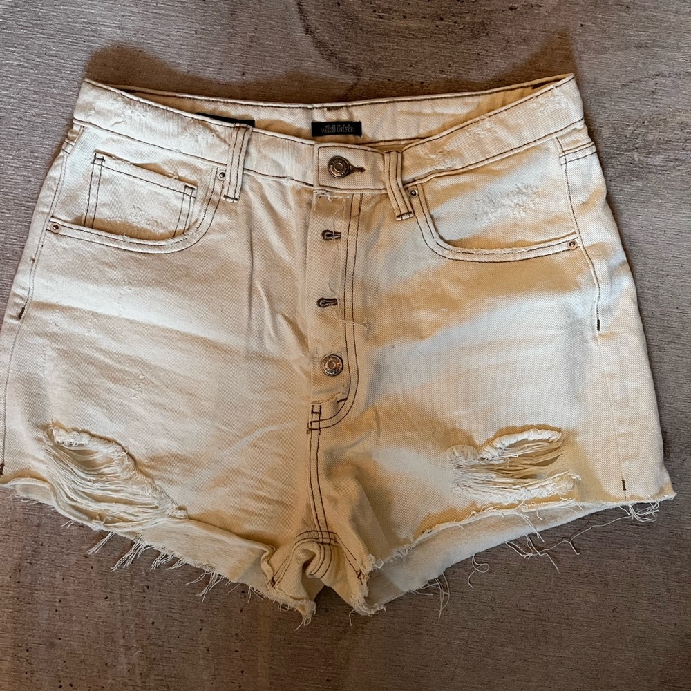 White shorts